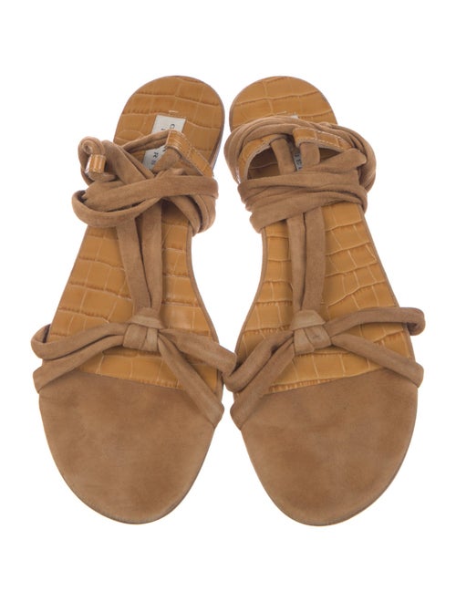 Gabriela Hearst Suede Gladiator Sandals