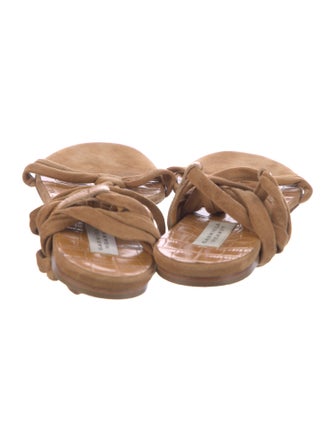 Gabriela Hearst Suede Gladiator Sandals