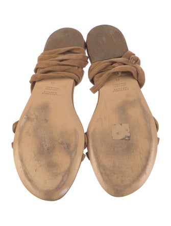 Gabriela Hearst Suede Gladiator Sandals