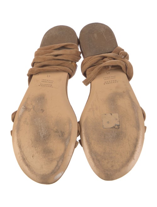 Gabriela Hearst Suede Gladiator Sandals