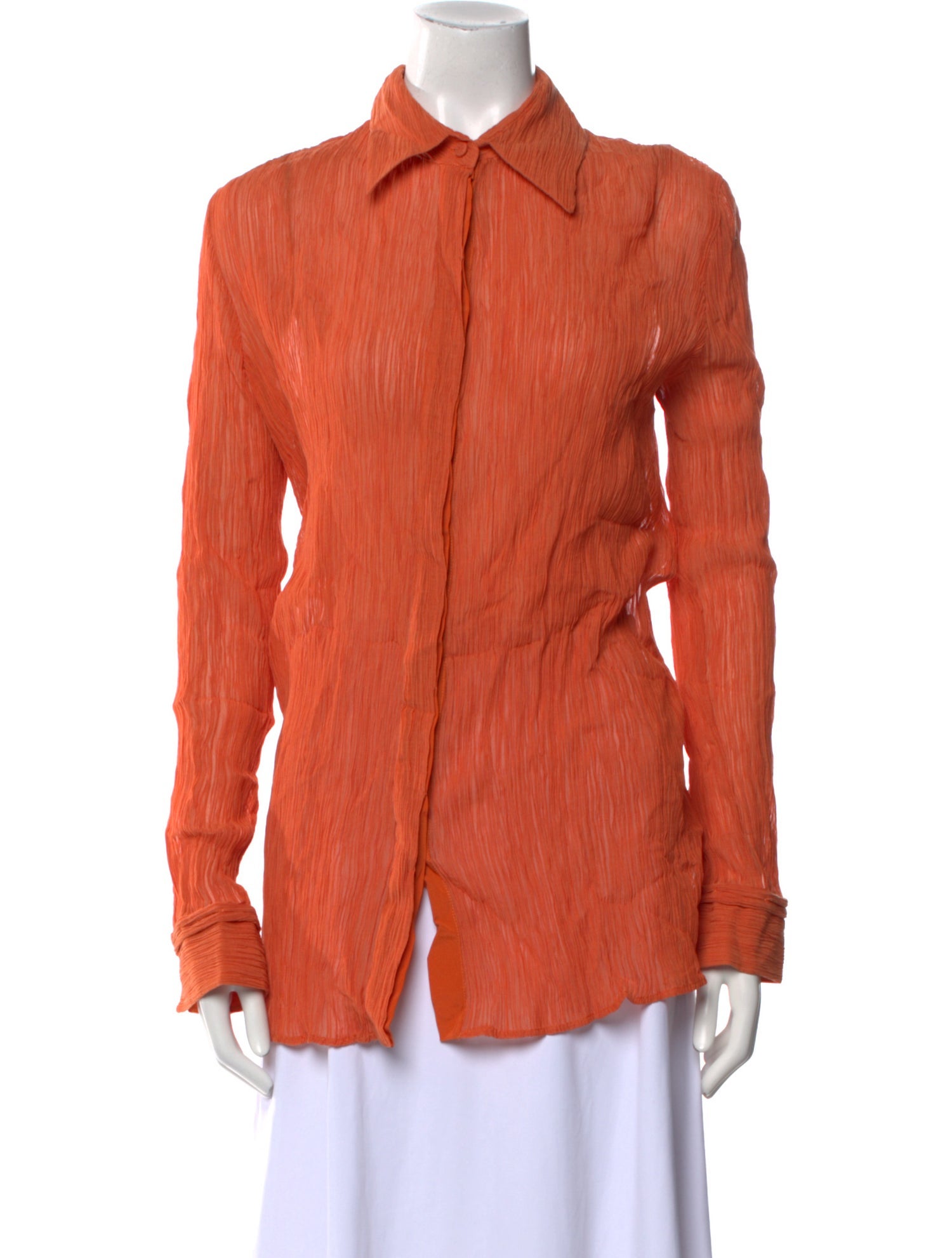 Gabriela Hearst Long Sleeve Button-Up Top w/ Tags