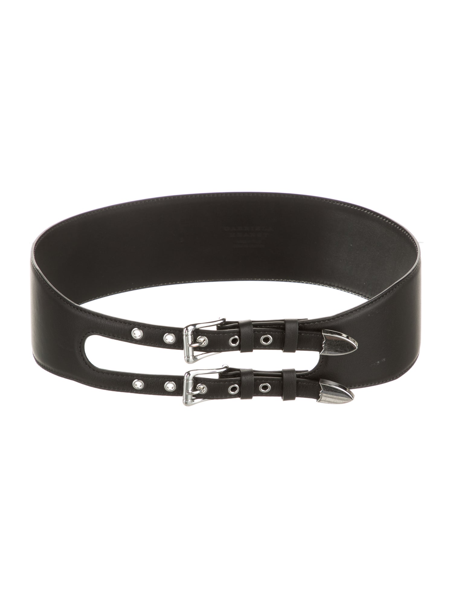 Gabriela Hearst Wide Leather Waist Belt
