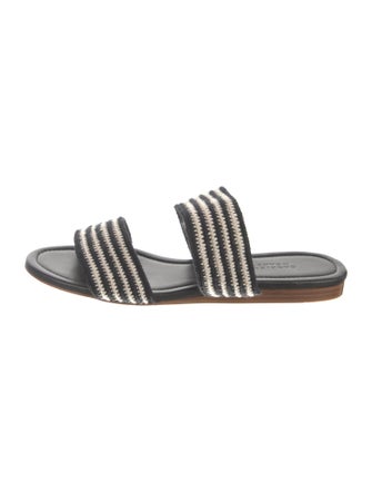 Gabriela Hearst Striped Slides