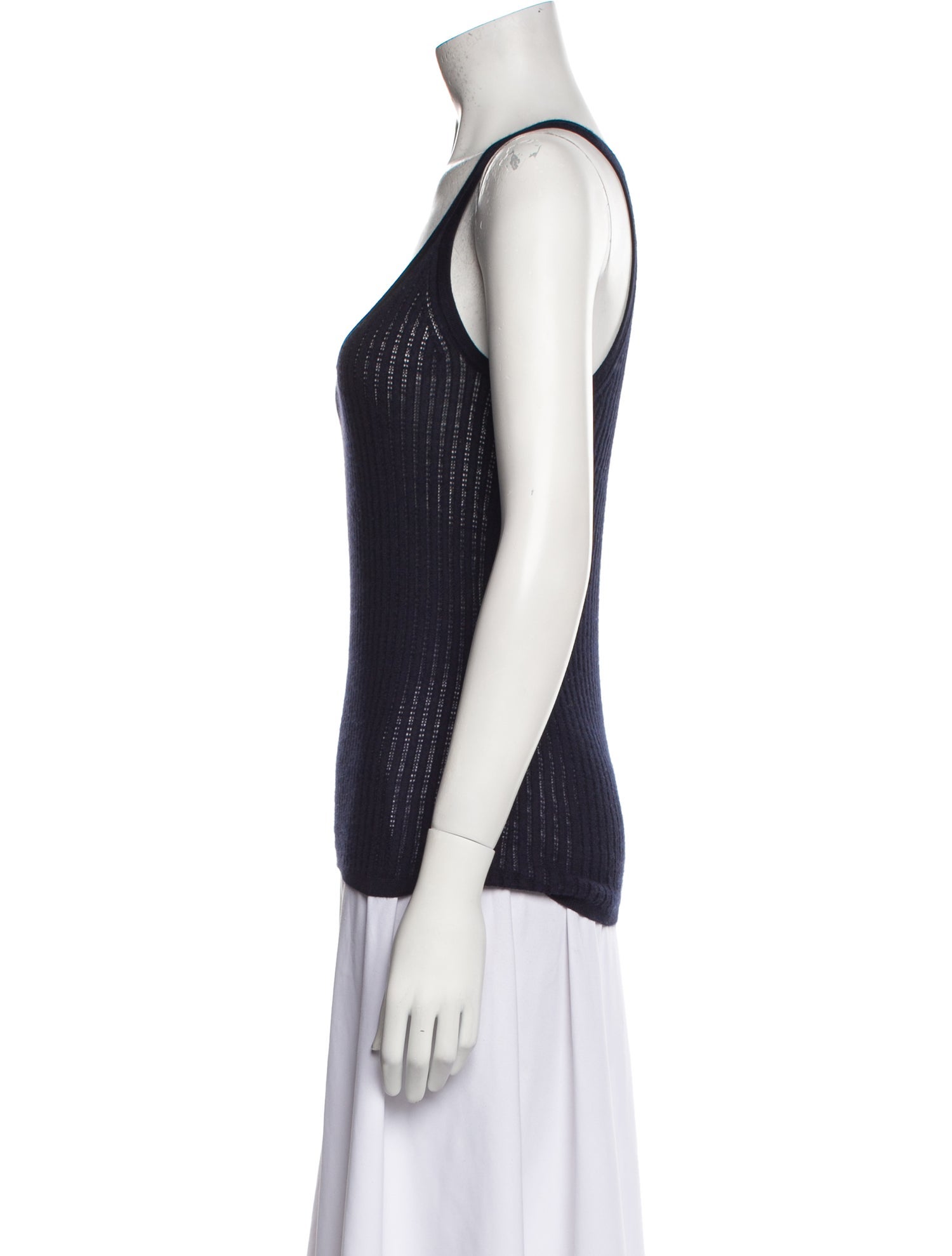 Gabriela Hearst Scoop Neck Sleeveless Top