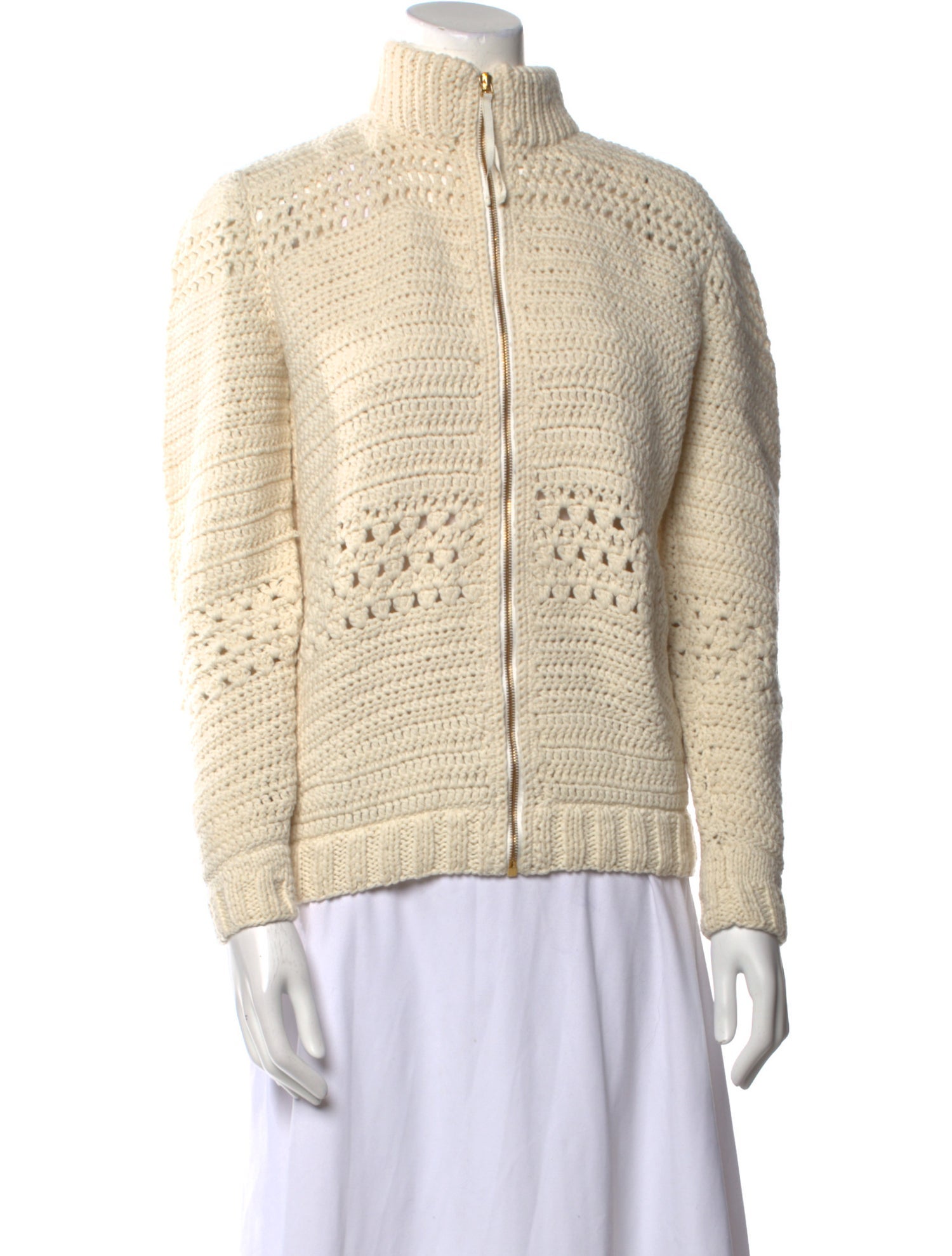 Gabriela Hearst Wool Mock Neck Sweater