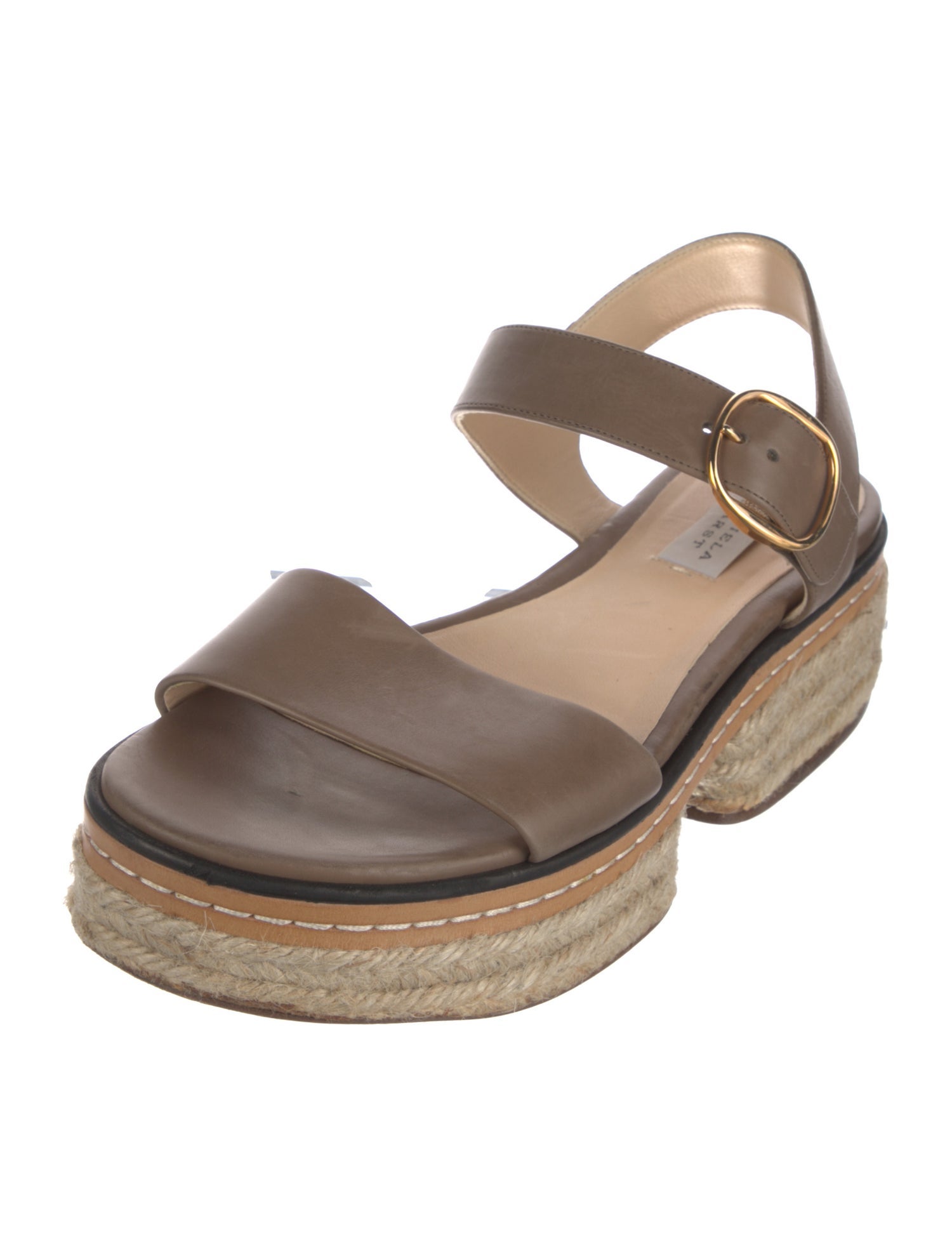 Gabriela Hearst Leather Striped Espadrilles