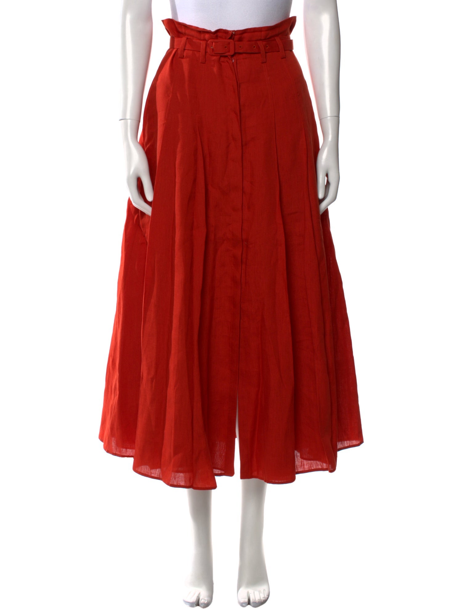 Gabriela Hearst Wool Midi Length Skirt