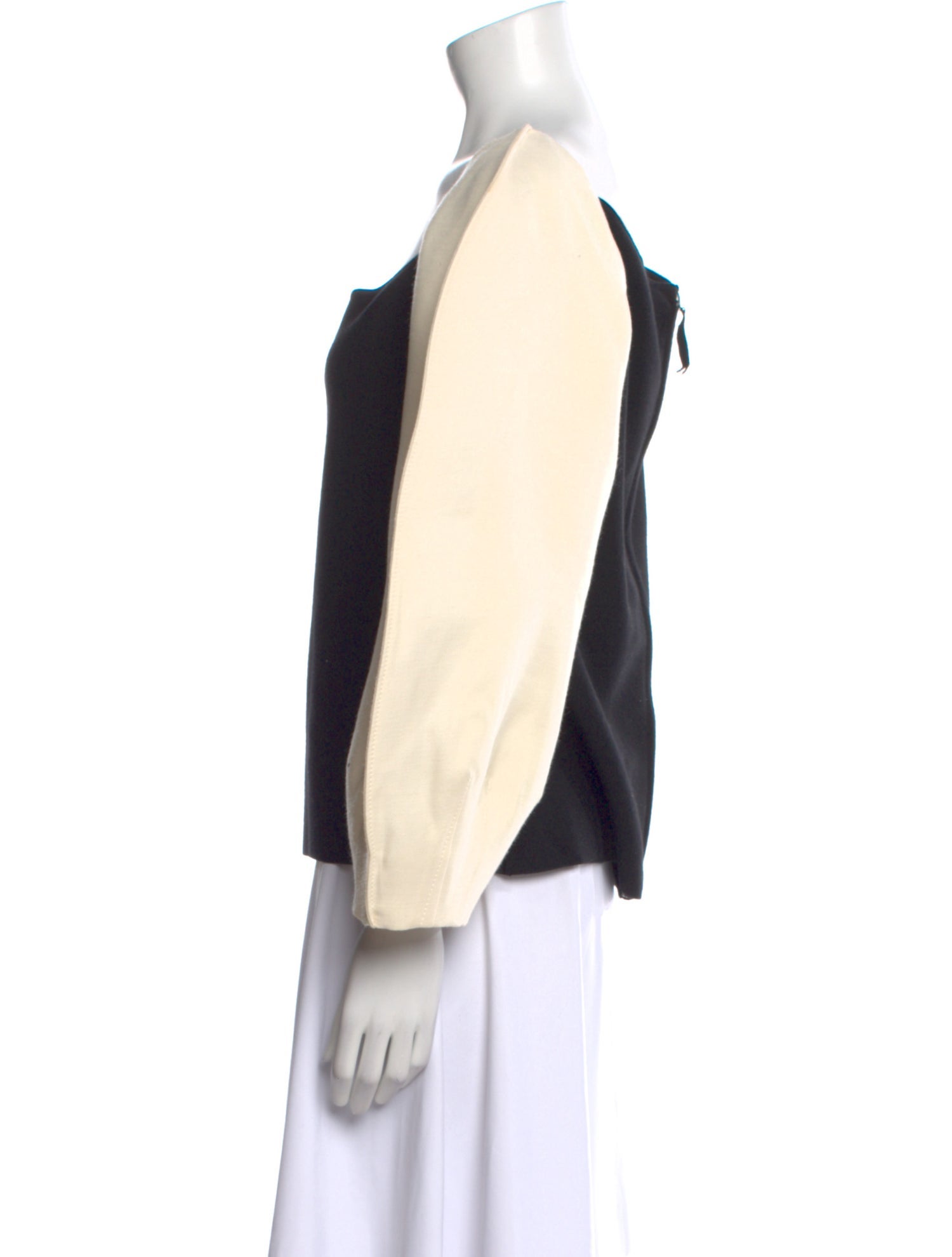 Gabriela Hearst Wool Square Neckline Top