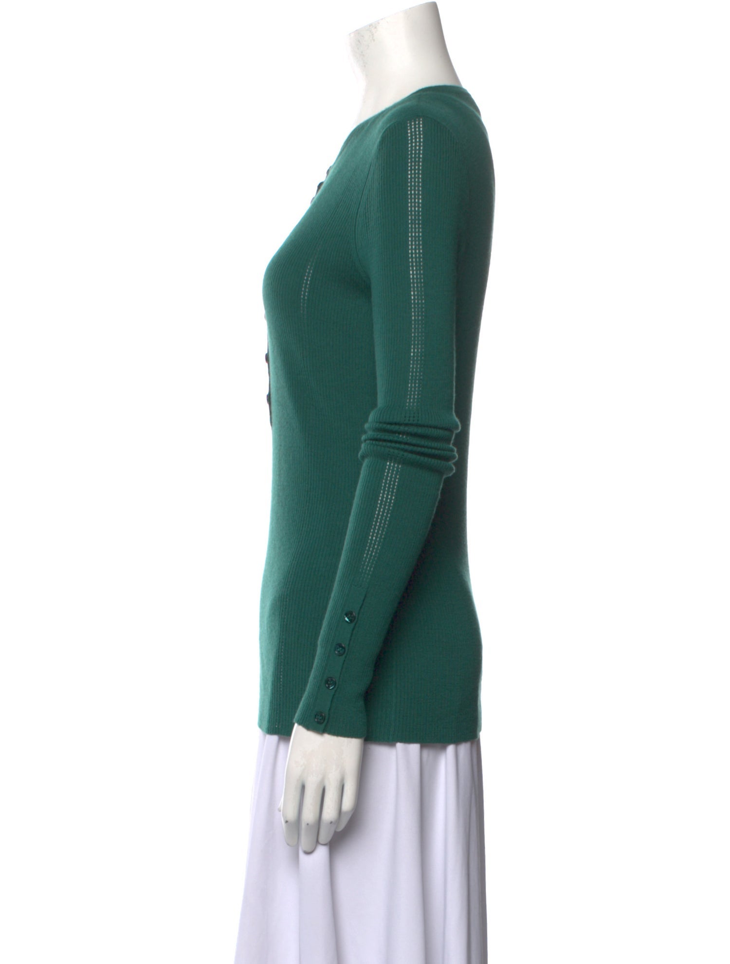 Gabriela Hearst Wool Scoop Neck Sweater