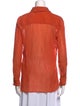 Gabriela Hearst Long Sleeve Button-Up Top