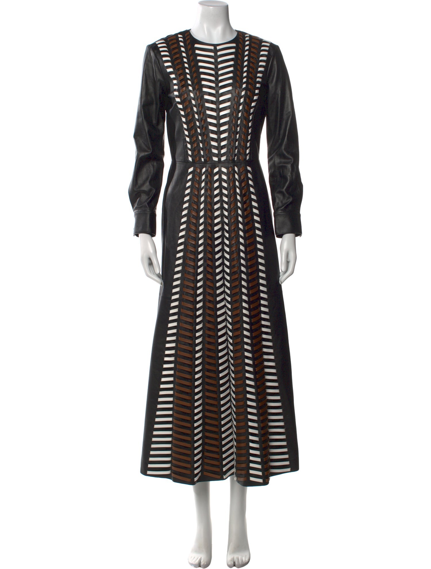 Gabriela Hearst Lamb Leather Long Dress