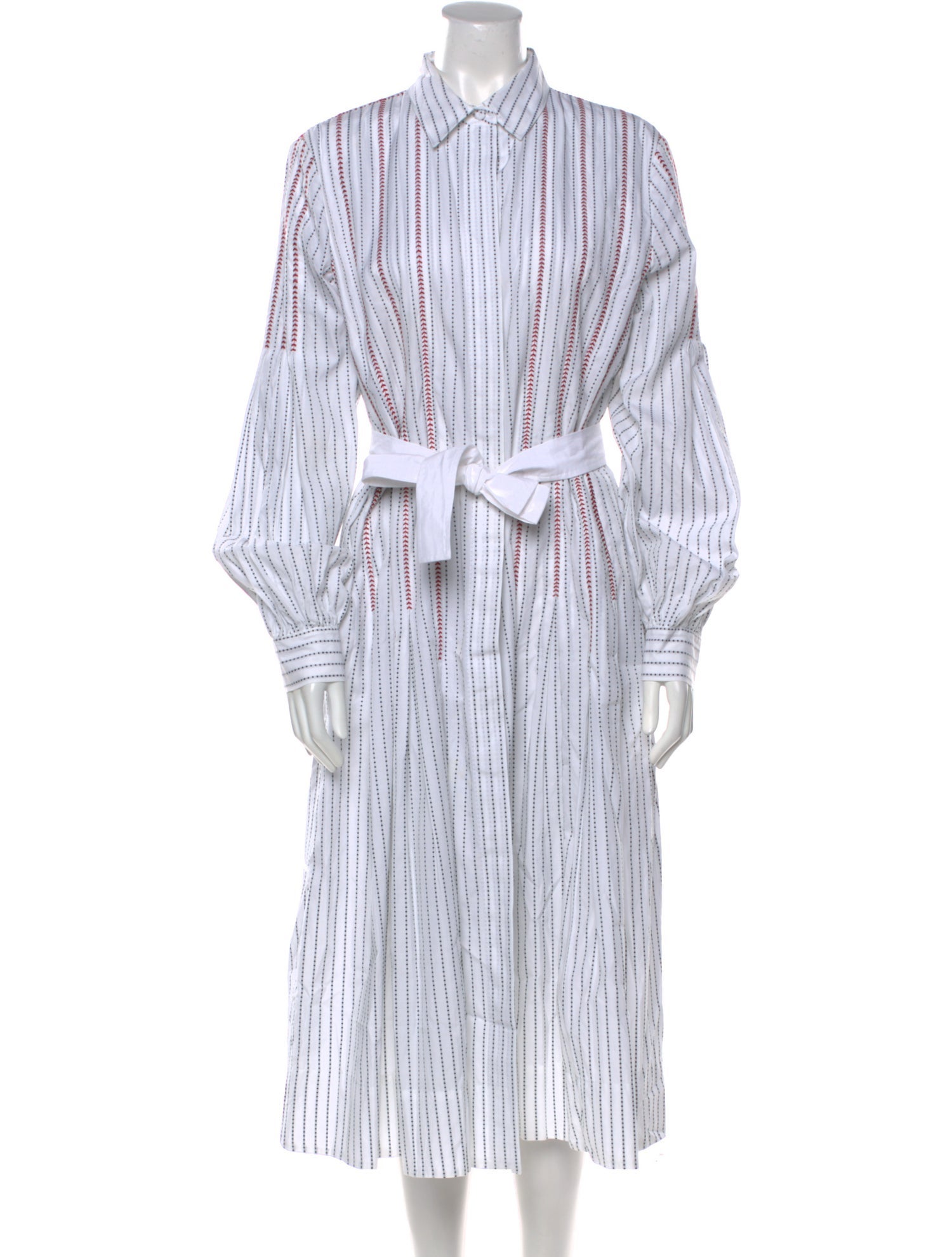 Gabriela Hearst Striped Long Dress