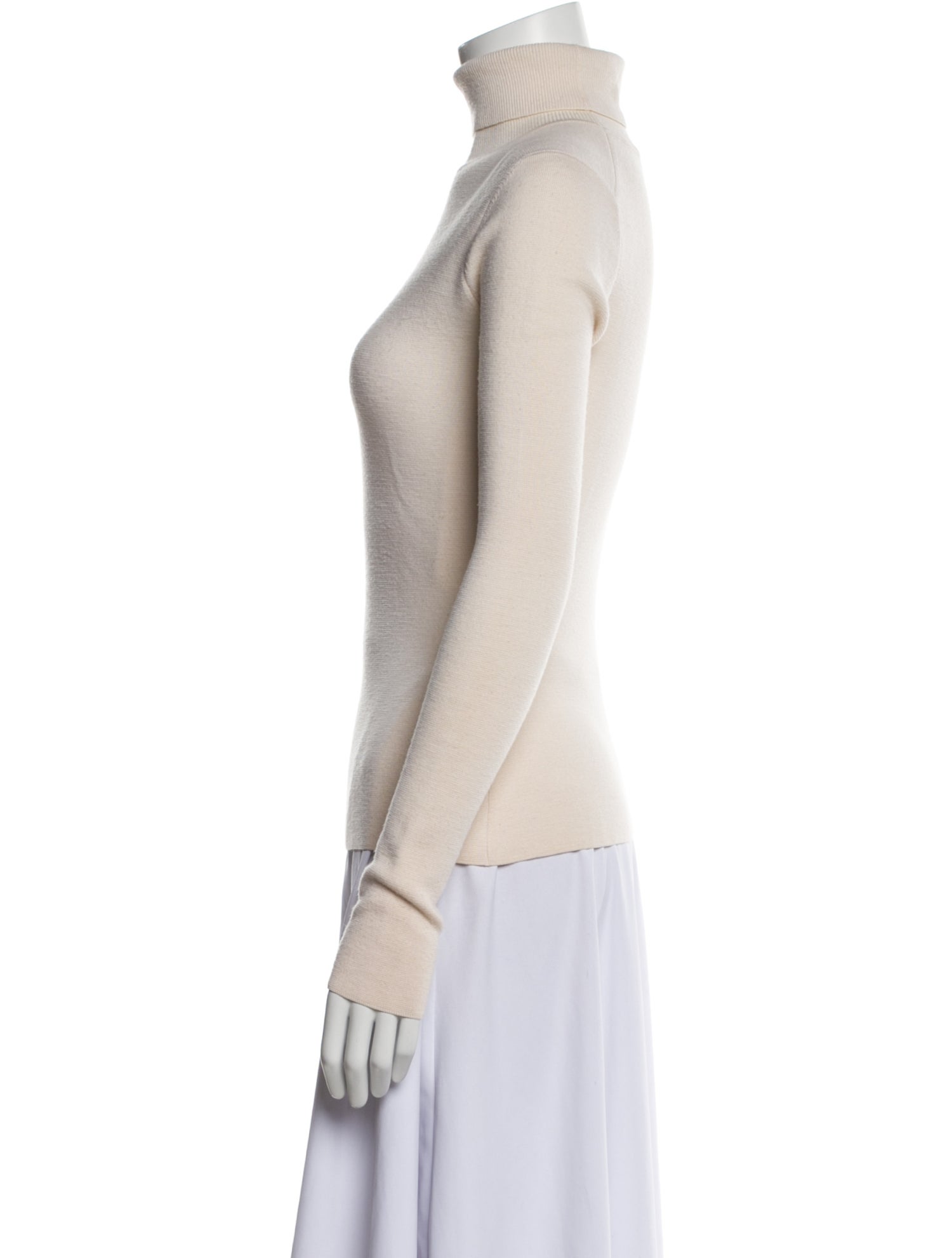 Gabriela Hearst Merino Wool Turtleneck Top