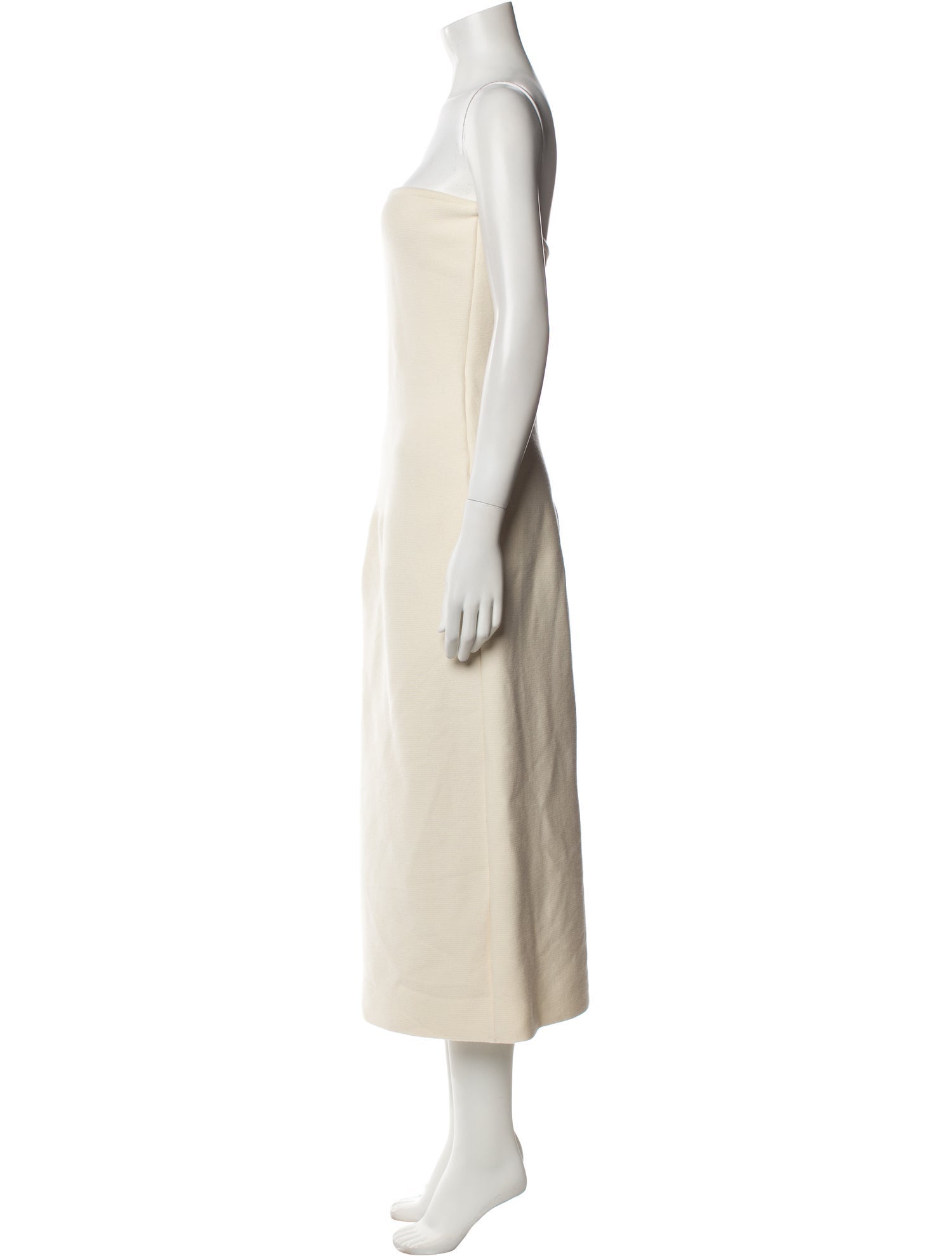 Gabriela Hearst Virgin Wool Midi Length Dress
