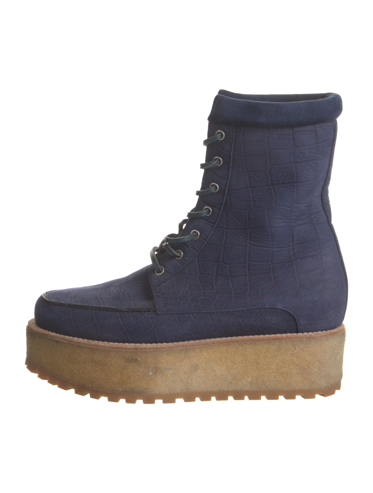 Gabriela Hearst Suede Combat Boots