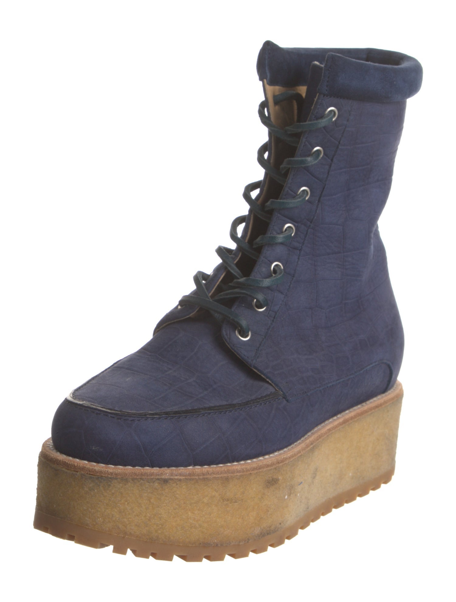 Gabriela Hearst Suede Combat Boots