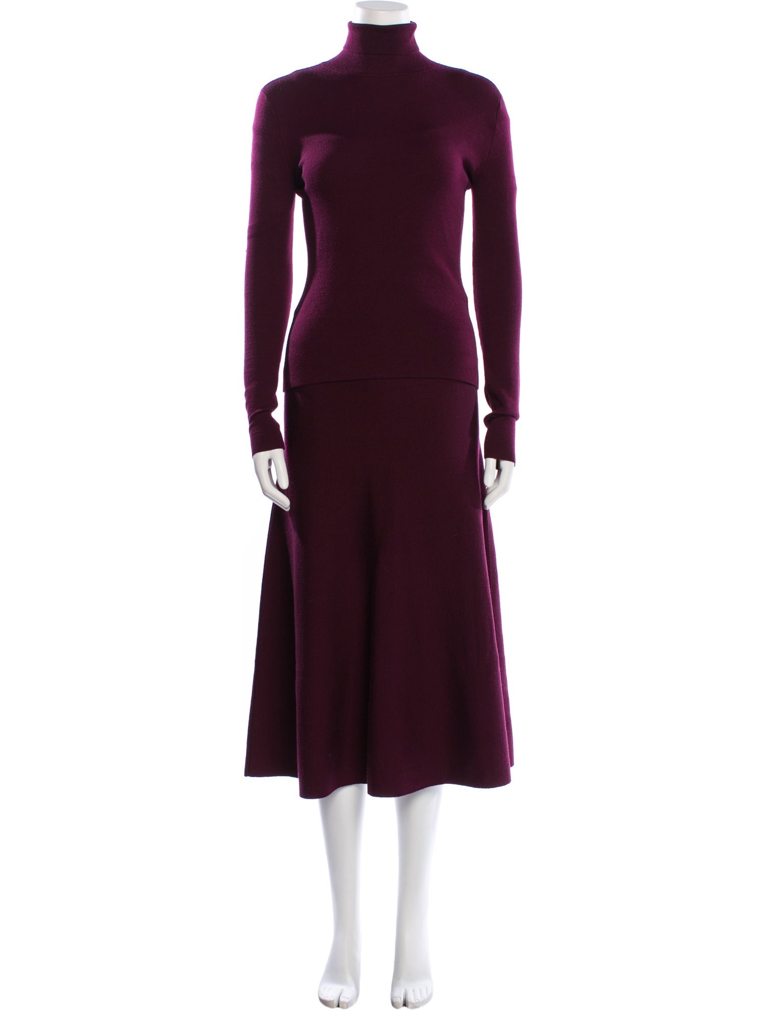 Gabriela Hearst Wool Embroidered Accent Skirt Set