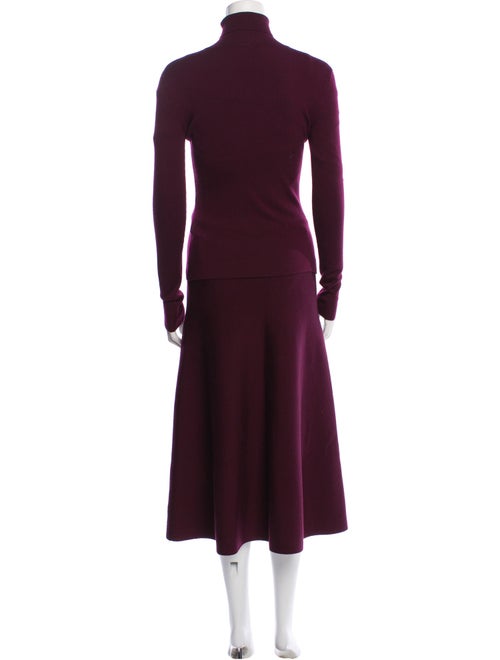 Gabriela Hearst Wool Embroidered Accent Skirt Set