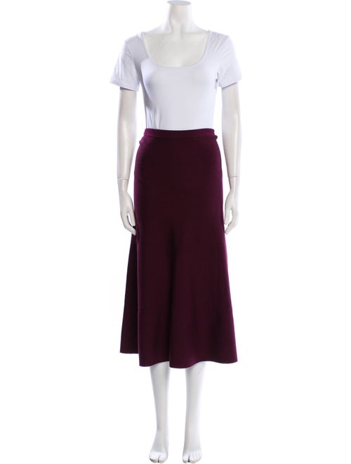 Gabriela Hearst Wool Embroidered Accent Skirt Set