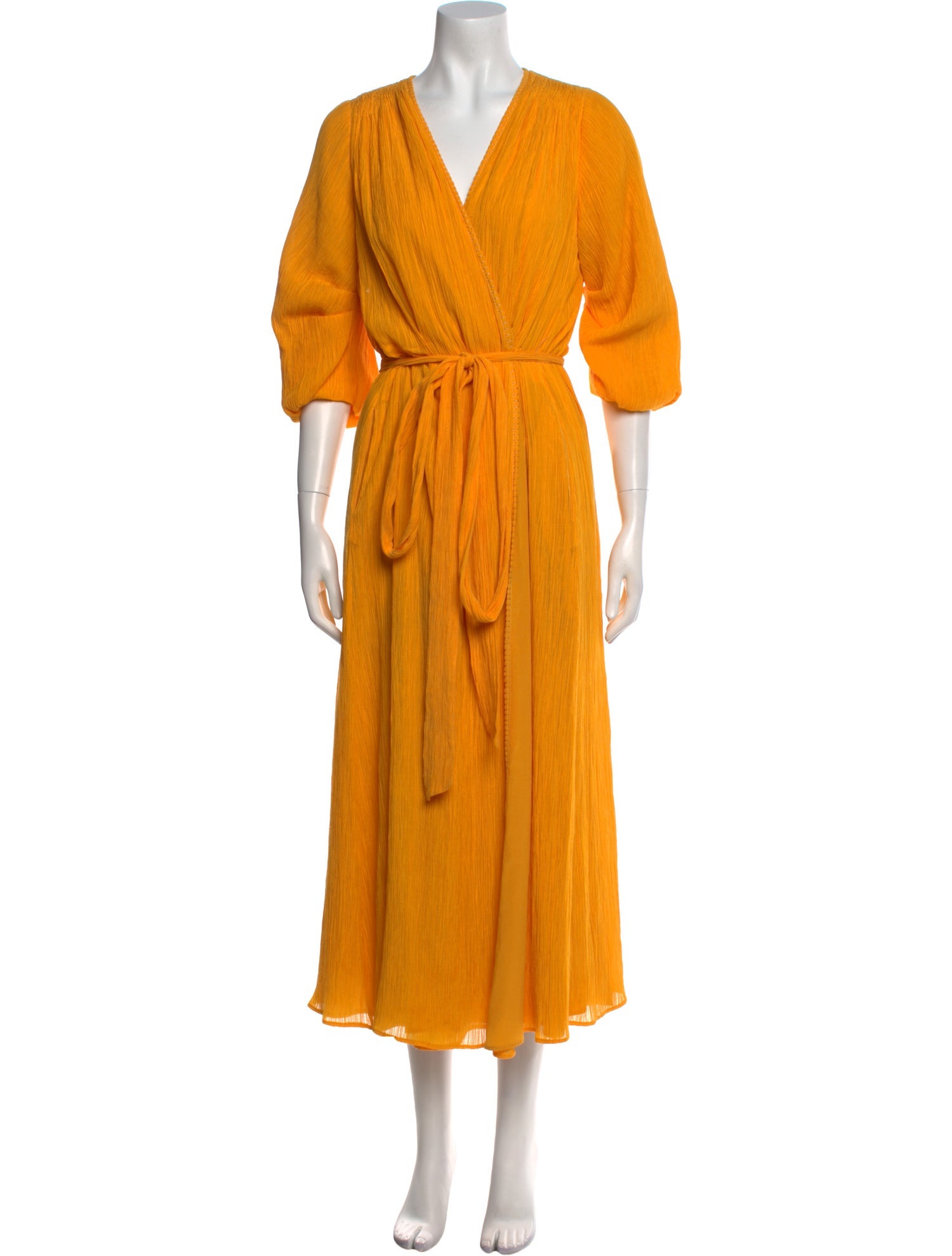 Gabriela Hearst V-Neck Long Dress