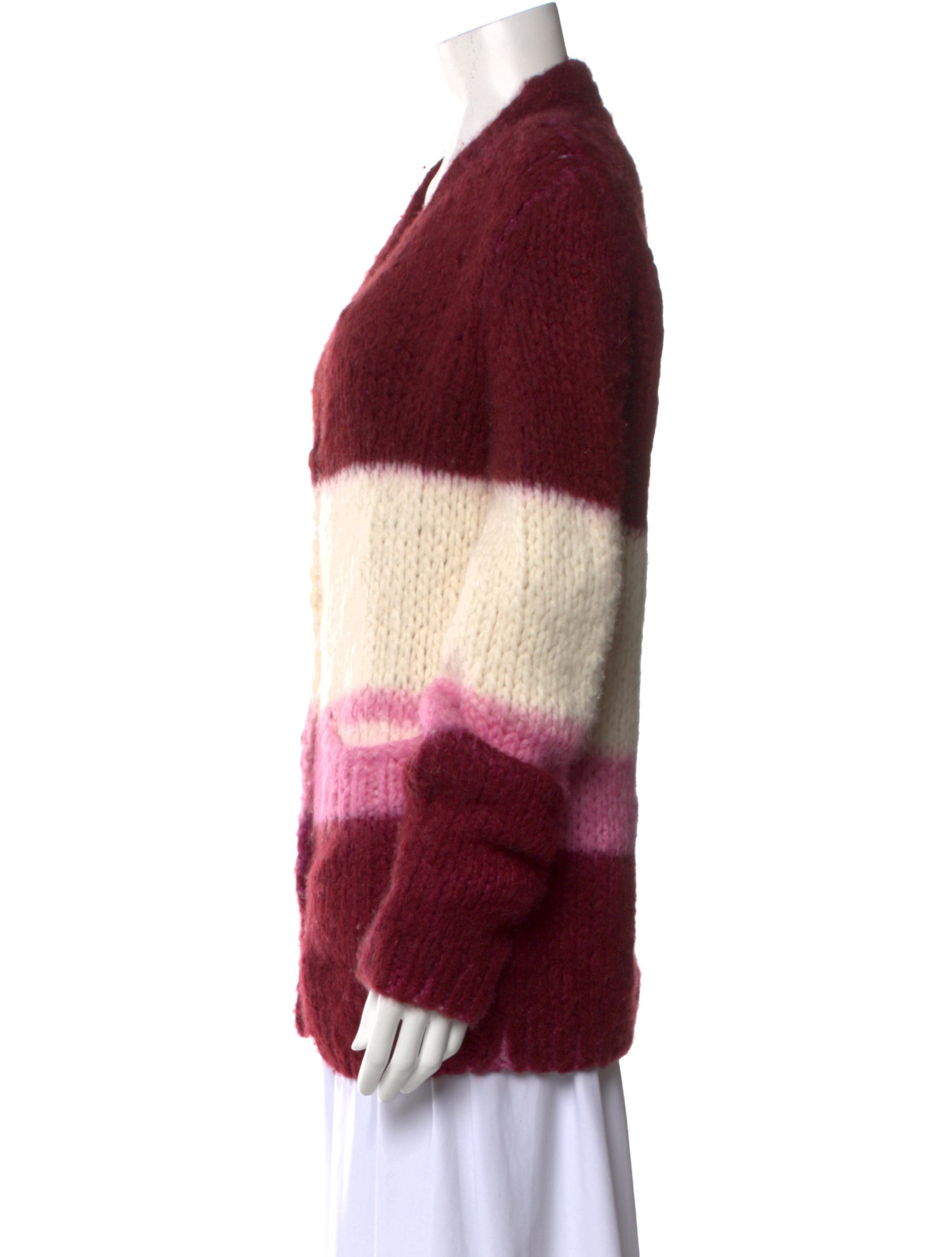 Gabriela Hearst Cashmere Colorblock Pattern Sweater