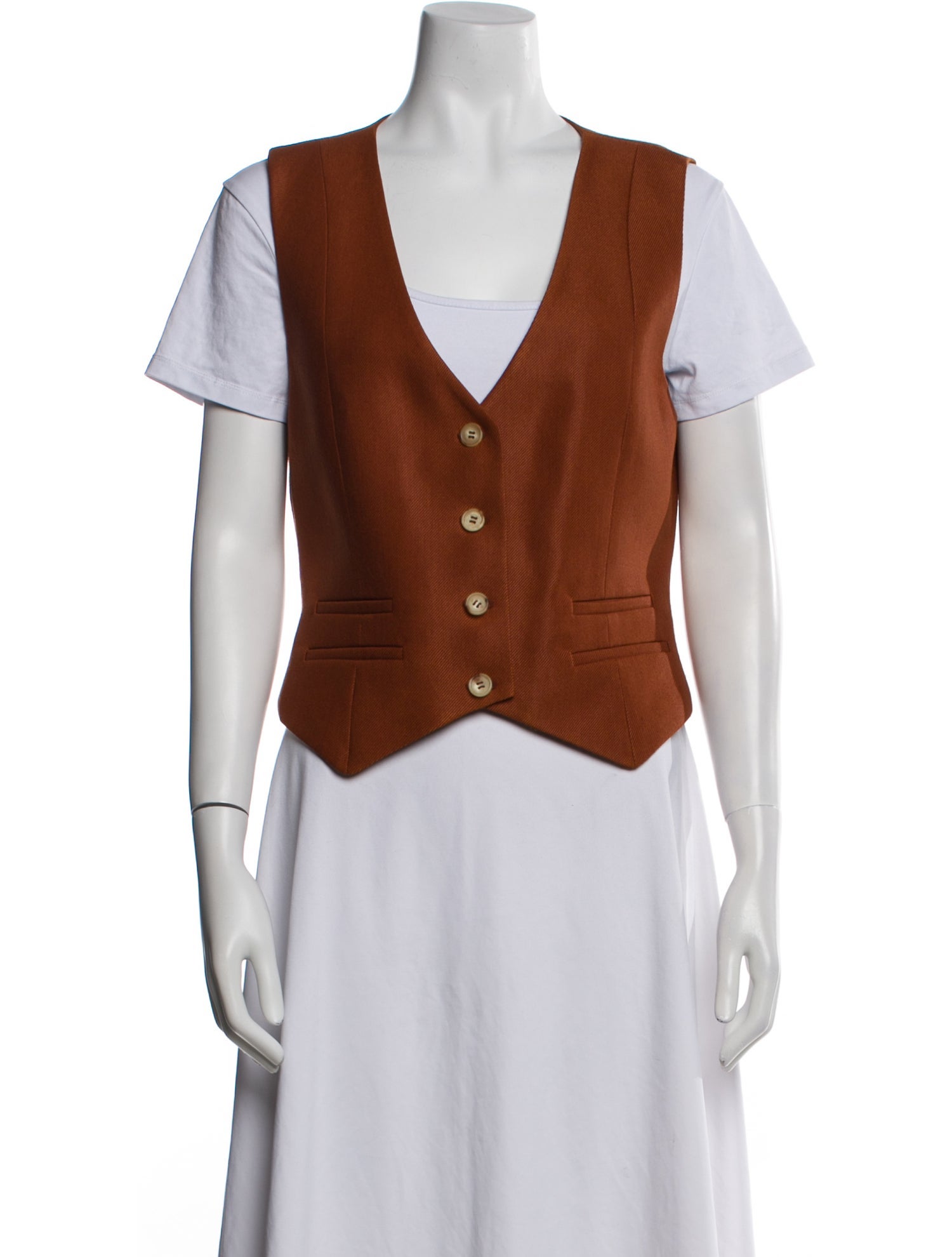 Gabriela Hearst Virgin Wool Vest
