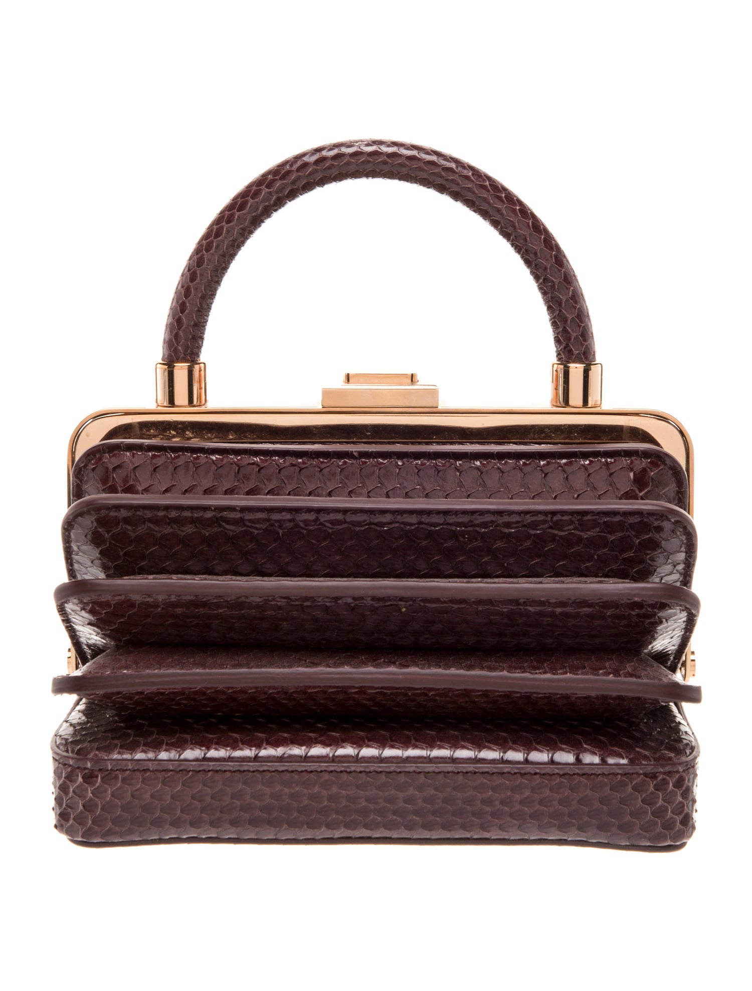 Gabriela Hearst Snakeskin Top Handle Bag
