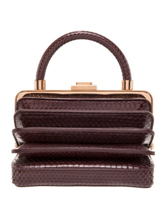 Gabriela Hearst Snakeskin Top Handle Bag
