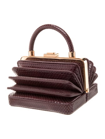 Gabriela Hearst Snakeskin Top Handle Bag