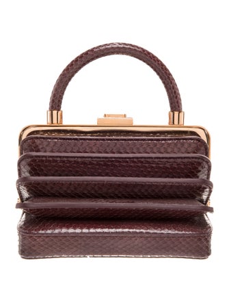 Gabriela Hearst Snakeskin Top Handle Bag