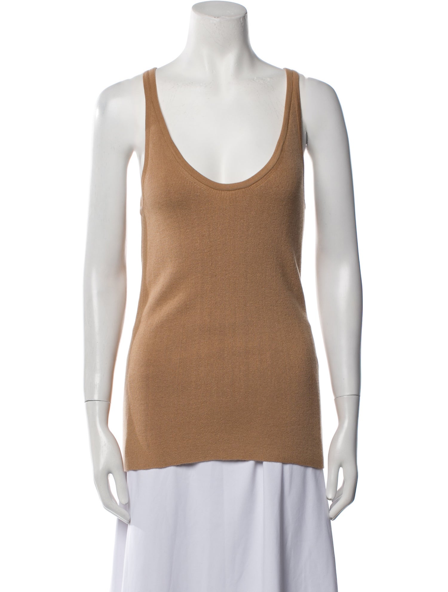 Gabriela Hearst Cashmere Scoop Neck Top