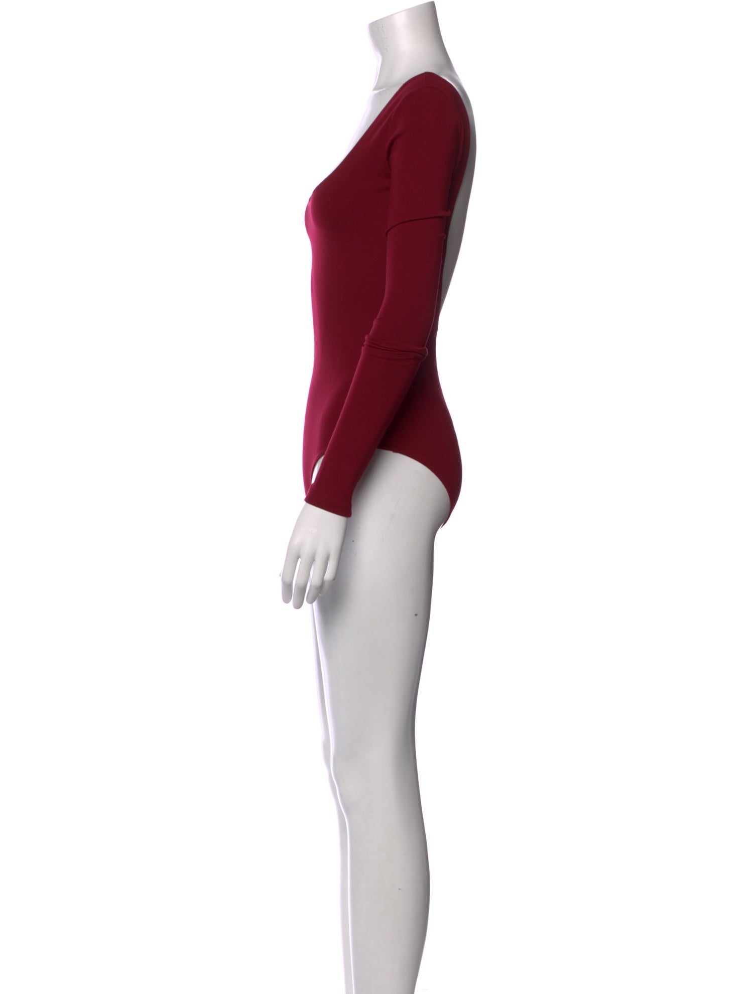 Gabriela Hearst Scoop Neck Long Sleeve Bodysuit