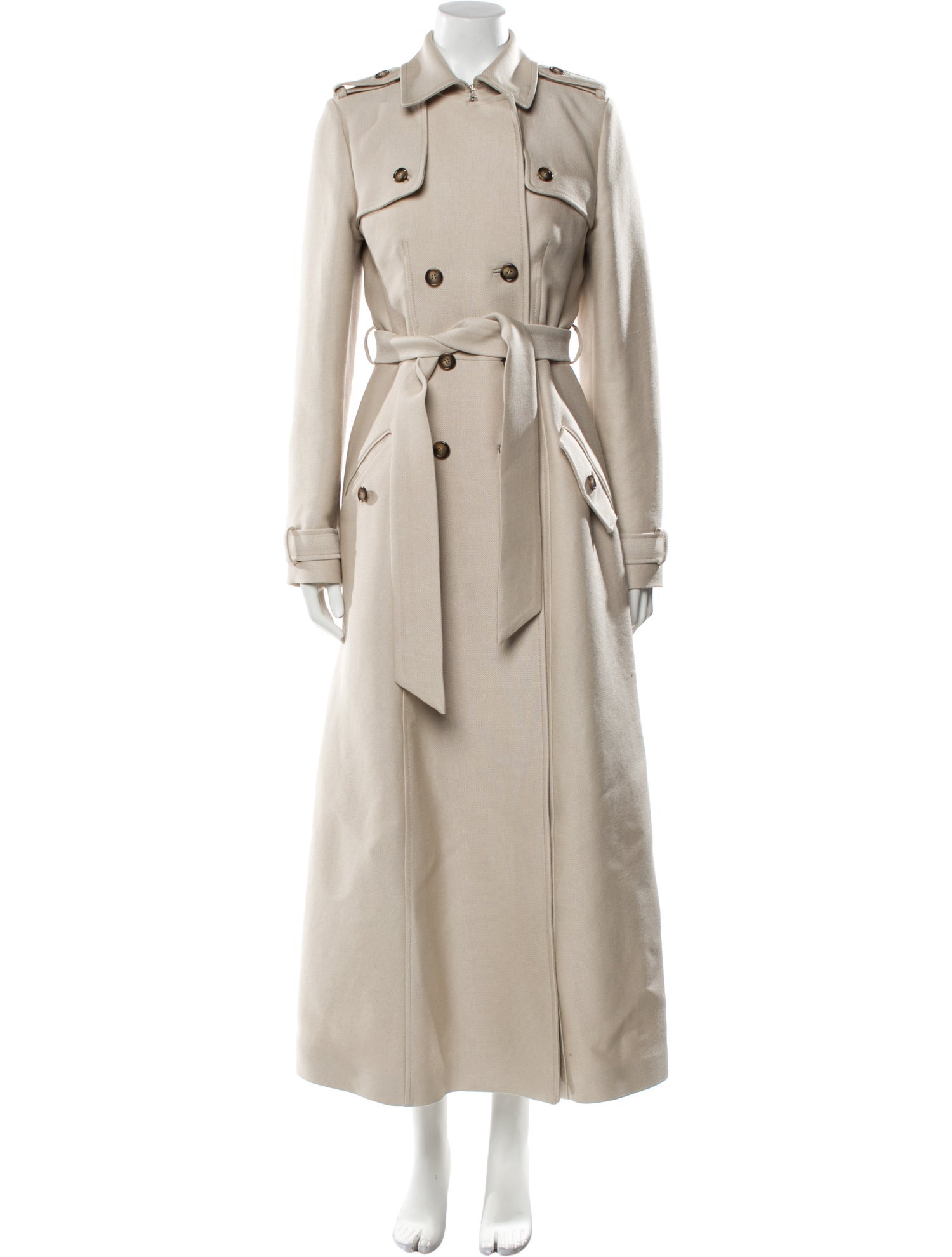Gabriela Hearst Virgin Wool Trench Coat
