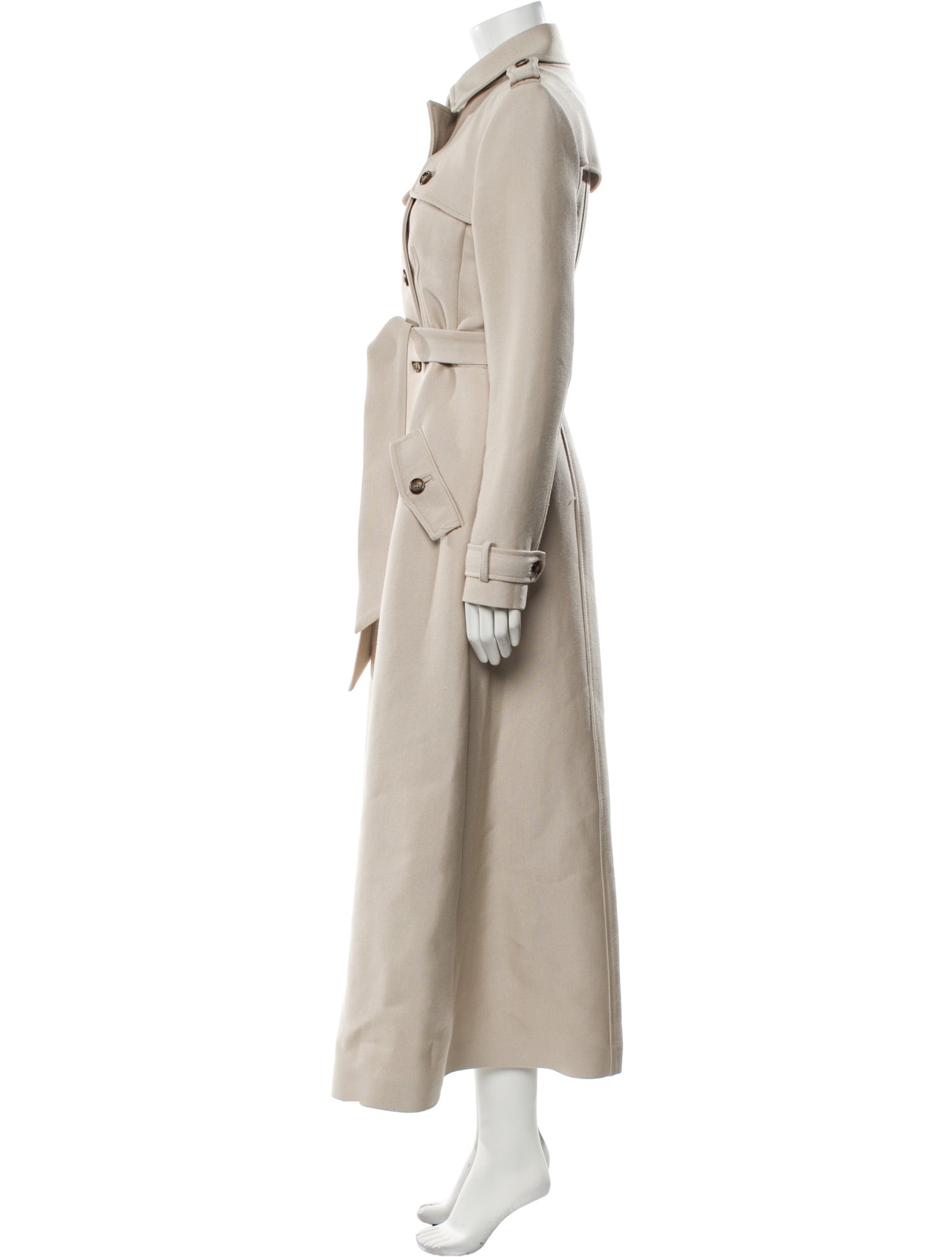 Gabriela Hearst Virgin Wool Trench Coat