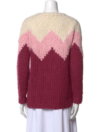 Gabriela Hearst Cashmere Colorblock Pattern Sweater