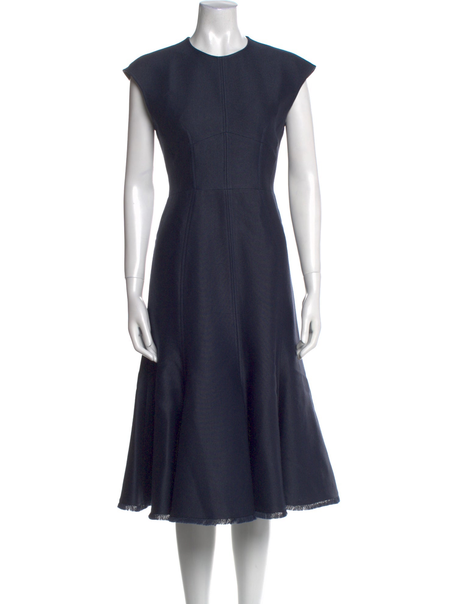 Gabriela Hearst Virgin Wool Midi Length Dress