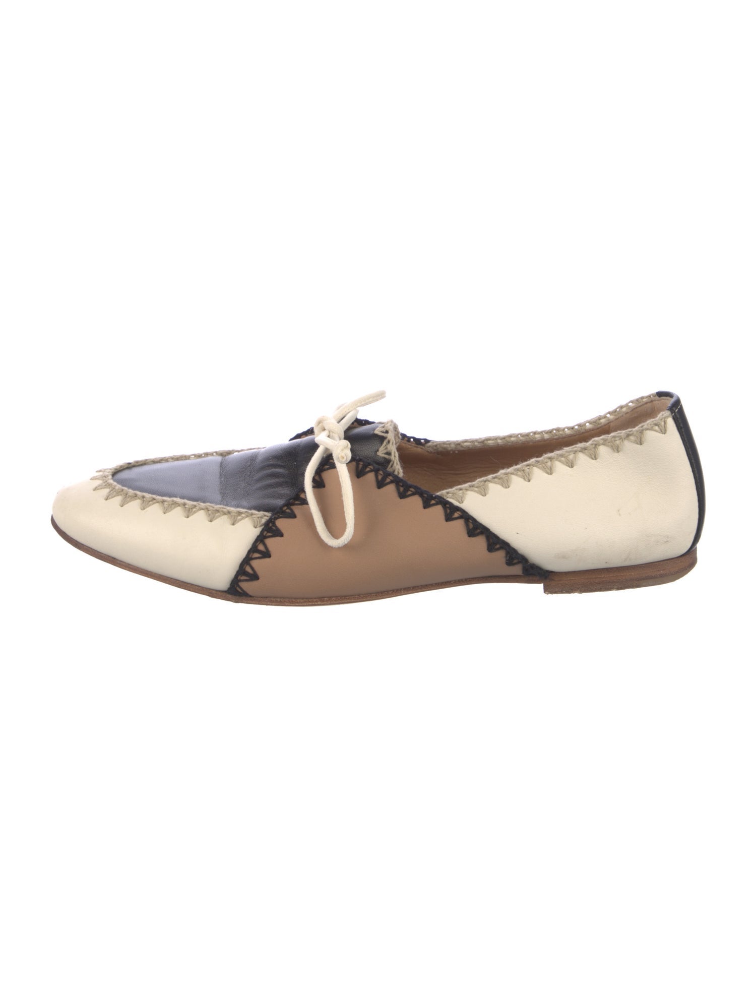 Gabriela Hearst Leather Bow Accents Loafers