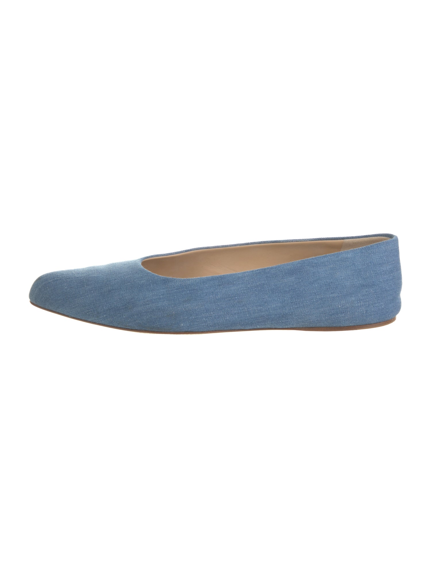 Gabriela Hearst Denim Ballet Flats