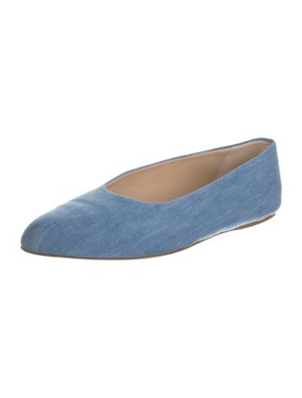 Gabriela Hearst Denim Ballet Flats