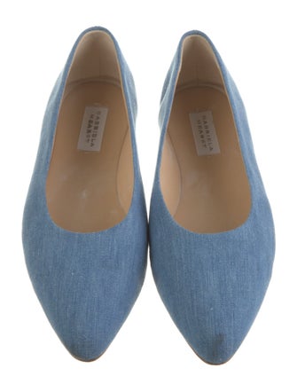 Gabriela Hearst Denim Ballet Flats