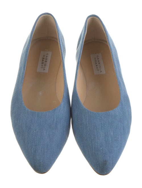 Gabriela Hearst Denim Ballet Flats