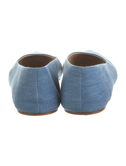Gabriela Hearst Denim Ballet Flats