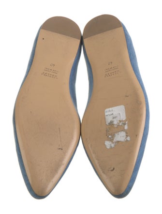Gabriela Hearst Denim Ballet Flats