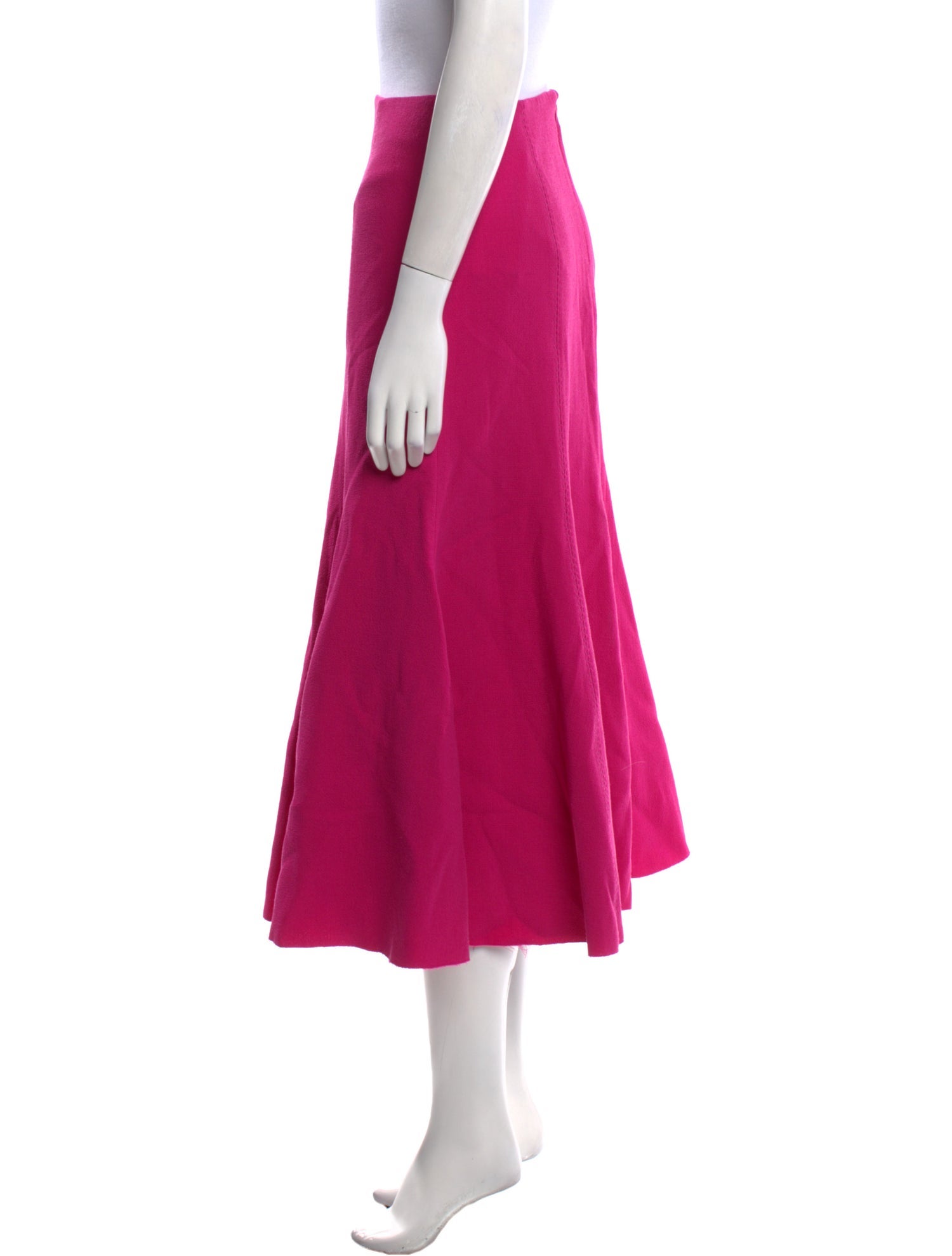 Gabriela Hearst Wool Midi Length Skirt