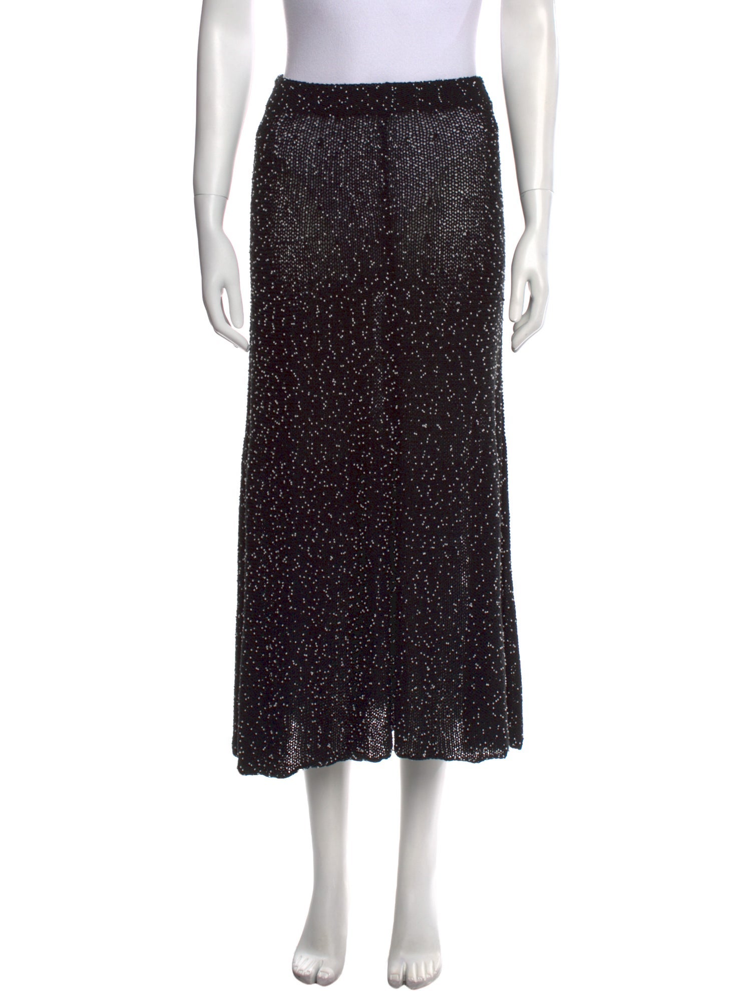 Gabriela Hearst Polka Dot Print Midi Length Skirt