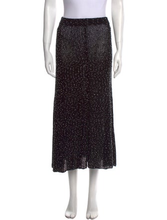 Gabriela Hearst Polka Dot Print Midi Length Skirt