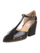Gabriela Hearst Leather T-Strap Pumps