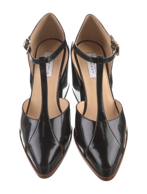 Gabriela Hearst Leather T-Strap Pumps