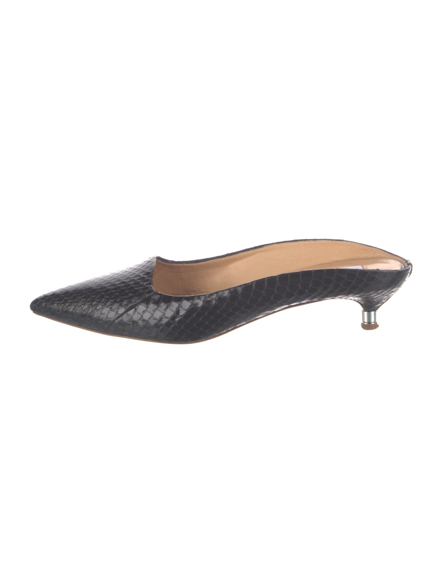 Gabriela Hearst Embossed Leather Mules