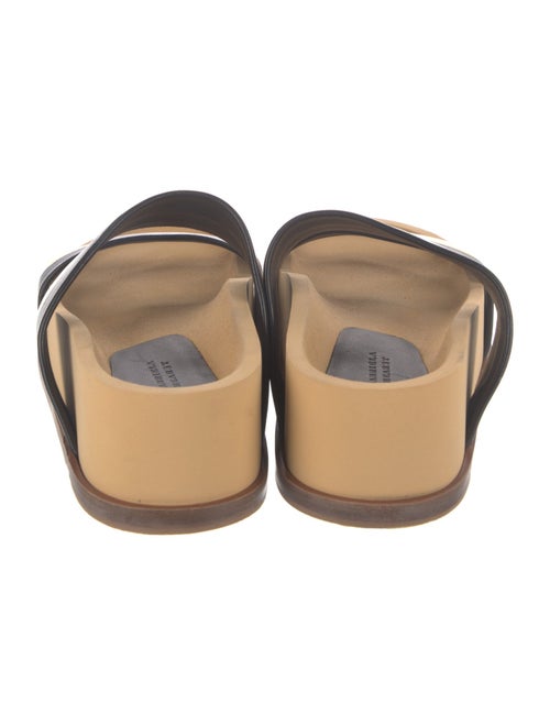 Gabriela Hearst Leather Colorblock Pattern Slides